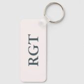 Roze Bloemen Sleutelhanger (Achterkant)