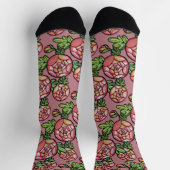 Roze bloemen sokken (Top)