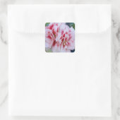 Roze bloemen Stickers (Tas)