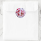 Roze bloemen Stickers (Tas)