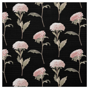 Roze bloemen stof