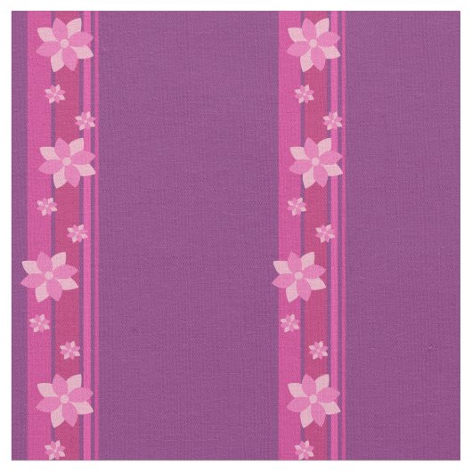 Roze bloemen stof (Close Up)