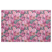 Roze bloemen stof (Fat Quarter)