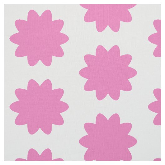 Roze bloemen stof (Swatch)