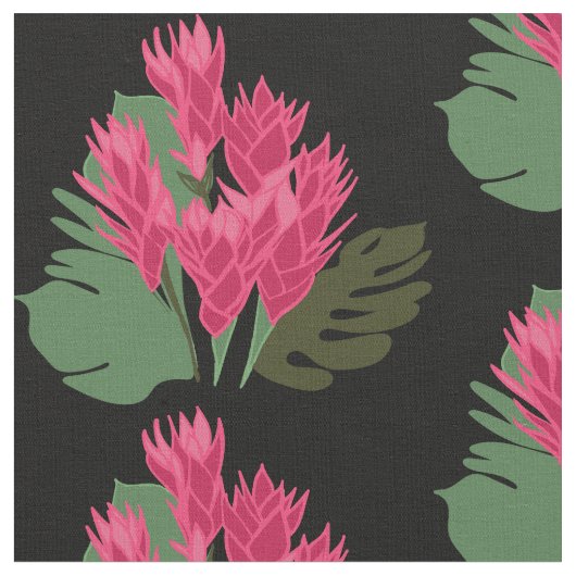 Roze bloemen stof (Close Up)