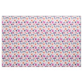 Roze bloemen stof (Yard (91,4 cm))