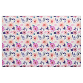 Roze bloemen stof (Fat Quarter)