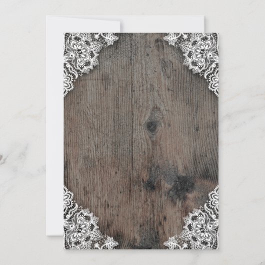 Roze Bloemen String Lights Rustieke Graduation Par Kaart (Achterkant)