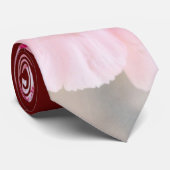 Roze bloemen stropdas (Opgerold)