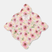 Roze Bloemen Take-out Bedankdoosjes (Uitgevouwen)