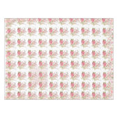 Roze Bloemen Tea Party Baby shower Tafelkleed (Voorkant (Horizontaal))