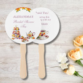 Roze Bloemen Tea Party Vrijgezellenfeest Hand Fan Handwaaier