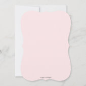 Roze Bloemen Teacup Bruids Douche Uitnodiging (Achterkant)