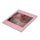 Roze bloemen tegeltje (Zijkant)