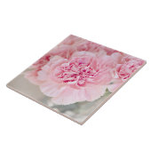 Roze bloemen tegeltje (Zijkant)