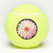 Roze bloemen tennisballen (Achterkant)