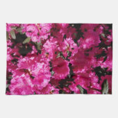 Roze bloemen theedoek (Horizontaal)