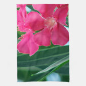 Roze bloemen theedoek (Verticaal)