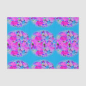 Roze Bloemen Tissue Paper Tissuepapier (Voorkant)