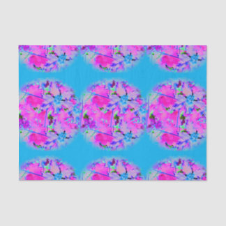 Roze Bloemen Tissue Paper Tissuepapier