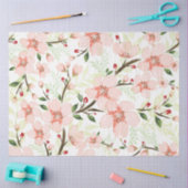 Roze bloemen tissuepapier (Craft)