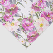  roze bloemen tissuepapier (Detail)