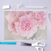 Roze bloemen tissuepapier (Craft)