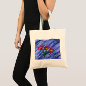 Roze bloemen tote bag (Voorkant (product))