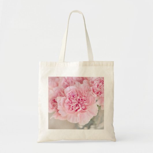 Roze bloemen tote bag (Voorkant)