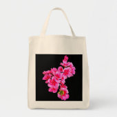 Roze bloemen tote bag (Voorkant)