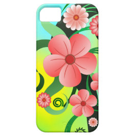  roze bloemen tropische hibiscus bloemenslank iPhone 11 pro max hoesje