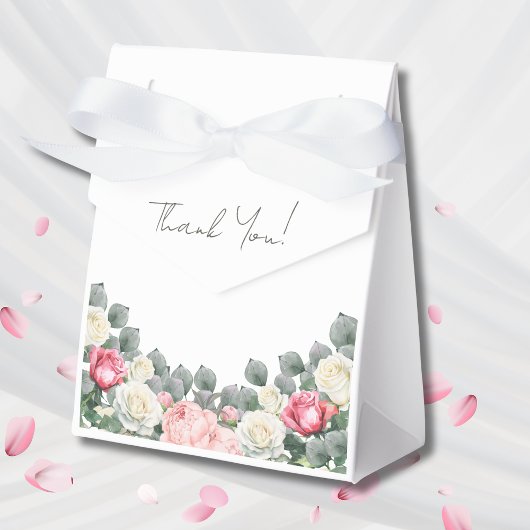 Roze Bloemen  Tuin Rozen Baby shower Bedankdoosjes