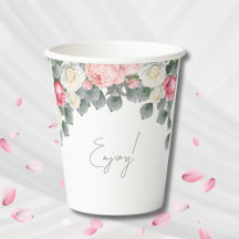 Roze Bloemen  Tuin Rozen Baby shower