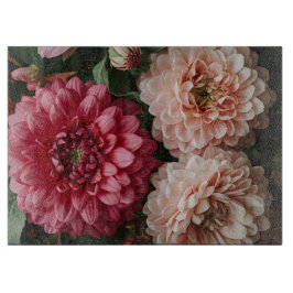 Roze Bloemen uit het Verleden Snijplank