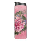 Roze bloemen van Dahlia Thermosbeker (Geroteerd rechts)