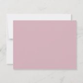 Roze bloemen | van de kinderkamer kaart (Achterkant)