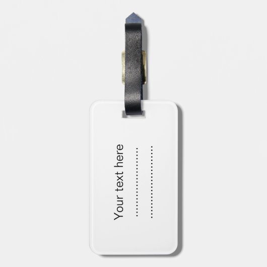  roze bloemen van wild roos voor dames bagagelabel (Achterkant verticaal)