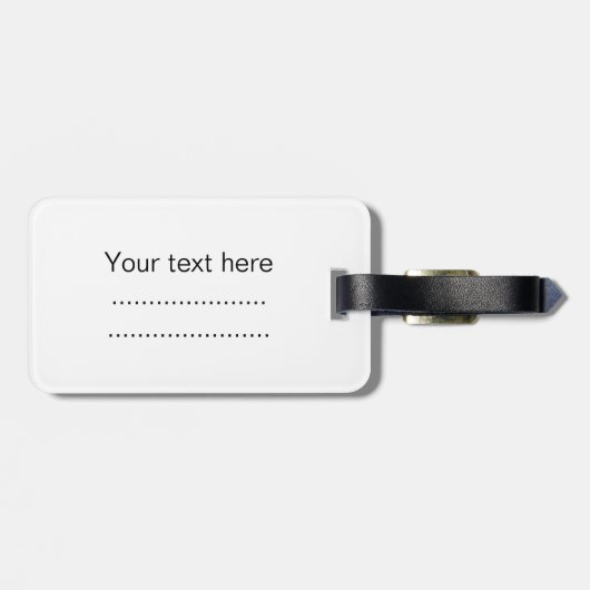  roze bloemen van wild roos voor dames bagagelabel (Achterkant horizontaal)