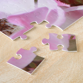  roze bloemen van wild roos voor dames legpuzzel