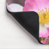 roze bloemen van wild roos voor dames muismat (Hoek)