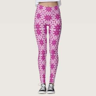 Roze bloemen vector naadloos patroon leggings