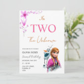 Roze Bloemen Verjaardag voor Kinderen Kaart (Staand voorkant)