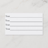 Roze bloemen verlaat bloemenbloemperen visitekaartje (Achterkant)