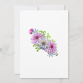 Roze Bloemen Verrassing 30ste Verjaardag Kaart (Achterkant)