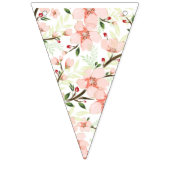 Roze bloemen vlaggetjes (Eerste vlag)