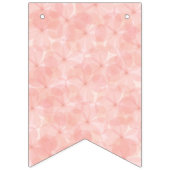 Roze bloemen vlaggetjes (Eerste vlag)