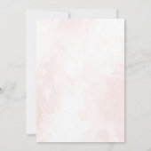 Roze Bloemen Vlinder Meisje 18e Verjaardagsfeest Kaart (Achterkant)