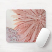 Roze bloemen voor haar muismat (Met muis)