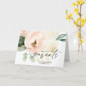 Roze bloemen voor mijn ouders op mijn trouwdag Kaa Kaart (Gele Bloem)