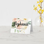 Roze Bloemen Voor Mijn Vriend Trouwen Kaart Voor B (Gele Bloem)